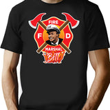 Fire Marshal Bill In Living Color T-Shirt for Men & Women, T-Shirts Graphic Tee - Black