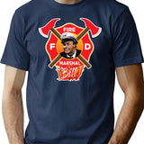 Fire Marshal Bill In Living Color T-Shirt for Men & Women, T-Shirts Graphic Tee - Navy