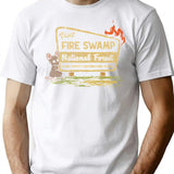 Fire Swamp National Forest T-Shirt for Men & Women, T-Shirts Graphic Tee - White