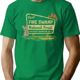 Fire Swamp National Forest T-Shirt for Men & Women, T-Shirts Graphic Tee - Green