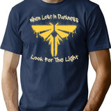 Firefly Spray Paint T-Shirt for Men & Women, T-Shirts Graphic Tee - Navy