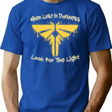 Firefly Spray Paint T-Shirt for Men & Women, T-Shirts Graphic Tee - Blue