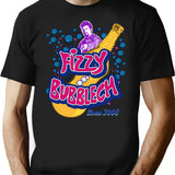 Fizzy Bubblech T-Shirt for Men & Women, T-Shirts Graphic Tee - Black