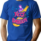 Fizzy Bubblech T-Shirt for Men & Women, T-Shirts Graphic Tee - Blue