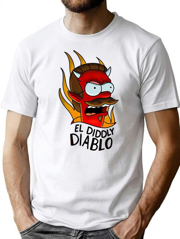 Flanders Hell (1) T-Shirt for Men & Women, T-Shirts Graphic Tee - White