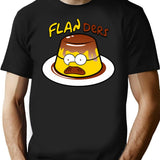 Flanders T-Shirt for Men & Women, T-Shirts Graphic Tee - Black