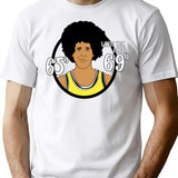 Fletch Lakers - 6'9 With The Afro T-Shirt - White