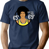 Fletch Lakers - 6'9 With The Afro T-Shirt - Navy