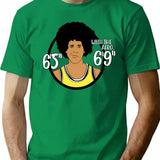 Fletch Lakers - 6'9 With The Afro T-Shirt - Green