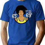 Fletch Lakers - 6'9 With The Afro T-Shirt - Blue