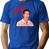 Fletch Vintage T-Shirt - Retro Graphic Casual Tee - Blue