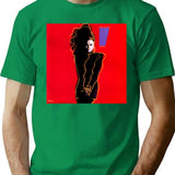 Floral Treasures From The Past T-Shirt - Retro Graphic Tee for Men & Women - Green