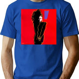 Floral Treasures From The Past T-Shirt - Retro Graphic Tee for Men & Women - Blue