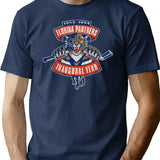Florida Panthers 1993 Inaugural Season Worn T-Shirt for Men & Women, T-Shirts Graphic Tee - Navy