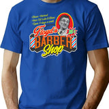 Floyd'S Barbershop T-Shirt for Men & Women, T-Shirts Graphic Tee - Blue
