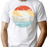 Fly Fishing Angler Vintage Retro Look Gift T-Shirt - White