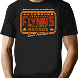 Flynn'S Arcade Sign T-Shirt for Men & Women, T-Shirts Graphic Tee - Black