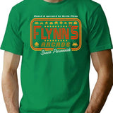 Flynn'S Arcade Sign T-Shirt for Men & Women, T-Shirts Graphic Tee - Green