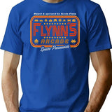 Flynn'S Arcade Sign T-Shirt for Men & Women, T-Shirts Graphic Tee - Blue