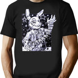 Fnaf Security Breach Vanny Joker Black And White Stiker T-Shirt for Men & Women, T-Shirts Graphic Tee - Black