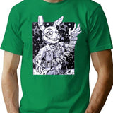Fnaf Security Breach Vanny Joker Black And White Stiker T-Shirt for Men & Women, T-Shirts Graphic Tee - Green