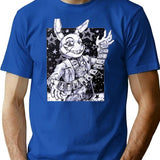 Fnaf Security Breach Vanny Joker Black And White Stiker T-Shirt for Men & Women, T-Shirts Graphic Tee - Blue