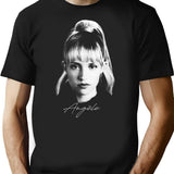For Mens Womens Angle Portrait T-Shirt - Retro Graphic Tee for Men & Women - Black