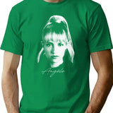 For Mens Womens Angle Portrait T-Shirt - Retro Graphic Tee for Men & Women - Green
