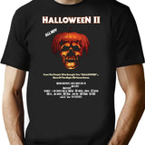 For Mens Womens Halloween Ii T-Shirt - Retro Graphic Tee for Men & Women - Black