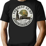 Forrest Gump Vietnam 1967 T-Shirt for Men & Women, T-Shirts Graphic Tee - Black
