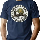 Forrest Gump Vietnam 1967 T-Shirt for Men & Women, T-Shirts Graphic Tee - Navy