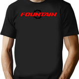 Fountain Boats Powerboat 2 T-Shirt - Retro Graphic Tee for Men & Women - Black