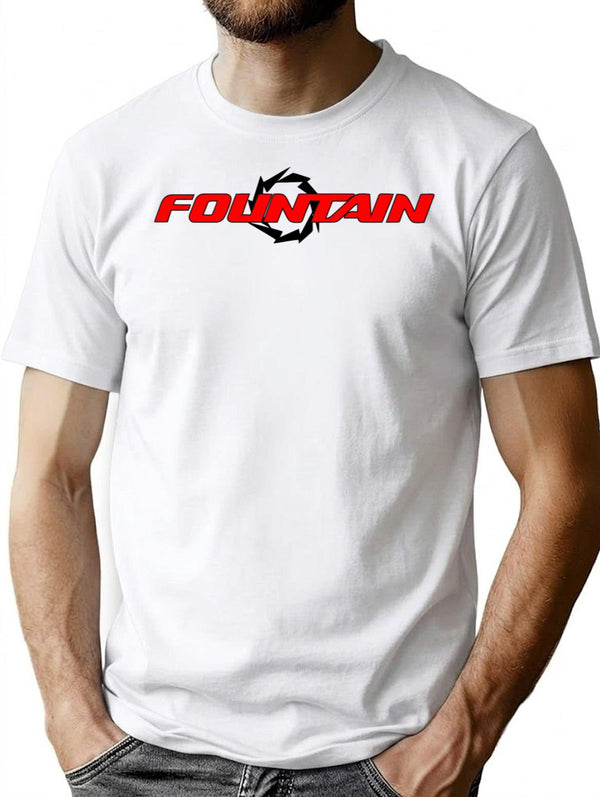 Fountain Boats Powerboat 2 T-Shirt for Men & Women, T-Shirts Graphic Tee - White
