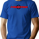 Fountain Boats Powerboat 2 T-Shirt - Retro Graphic Tee for Men & Women - Blue