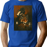 Fox And Badger Holmes And Watson T-Shirt - Blue