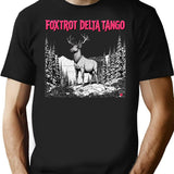 Foxtrots Deltas Tangos Funny Deer Foxtrots Deltas Tango T-Shirt - Black