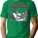 Foxtrots Deltas Tangos Funny Deer Foxtrots Deltas Tango T-Shirt - Green