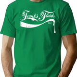 Frank's Fluids T-Shirt - Retro Graphic Tee for Men & Women - Green