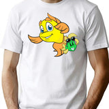 Freddi Fish T-Shirt - Retro Graphic Tee for Men & Women - White