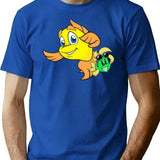 Freddi Fish T-Shirt for Men & Women, T-Shirts Graphic Tee - Blue