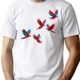 Free Bird T-Shirt - Retro Graphic Tee for Men & Women - White