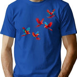 Free Bird T-Shirt - Retro Graphic Tee for Men & Women - Blue