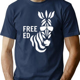 Free Ed Never Forget Ed The Zebra Classic T-shirt - Navy