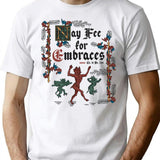 Free Hugs Medieval Style - Funny Retro Vintage English History T-Shirt - White