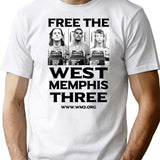 Free The West Memphis Vintage T Shirt Quilt T Shirt Svg Shirts For Men Funny Dad Shirt - White