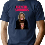 French And Saunders Classic T-Shirt - Retro Graphic Tee for Men & Women - Navy