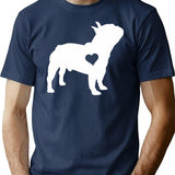French Bulldog Art French Bulldog Love French Bulldog Mama French Bulldog Owner French Bulldog T-Shirt - Navy