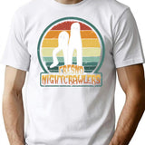 Fresno Nightcrawlers - Retro Cryptid Gift T-Shirt - White