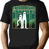 Fresno Nightcrawlers - Retro Haunted Pants Cryptid Gift T-Shirt - Black