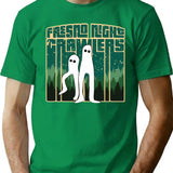 Fresno Nightcrawlers - Retro Haunted Pants Cryptid Gift T-Shirt - Green